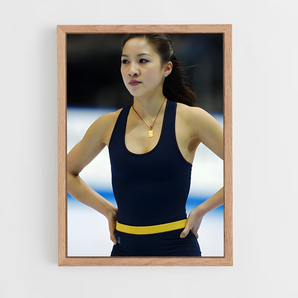 Poster Michelle de kwan – affiche Patinage artistique (vue 4)